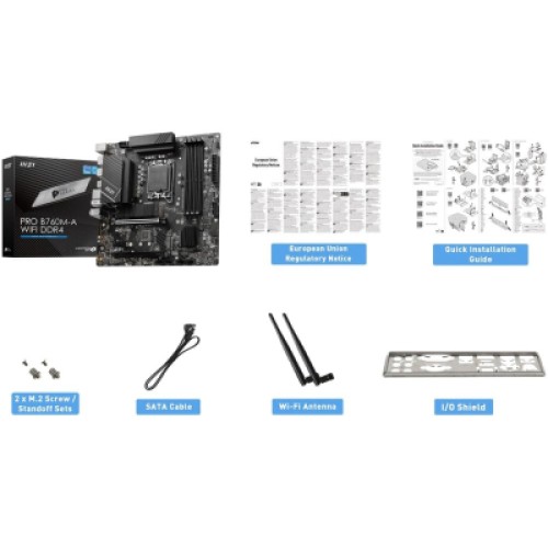 Материнская плата MSI PRO B760M-A WIFI DDR4