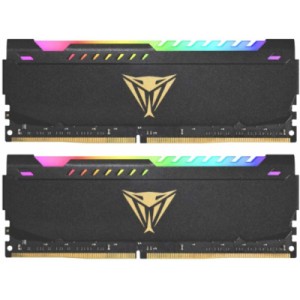 Модуль пам'яті для комп'ютера DDR4 32GB (2x16GB) 3600 MHz Viper Steel RGB Patriot (PVSR432G320C8K)