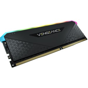 Модуль памяти для компьютера DDR4 16GB 3600 MHz Vengeance RGB RS Black Corsair (CMG16GX4M1D3600C18)