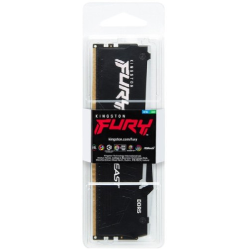 Модуль памяти для компьютера DDR5 32GB 5600 MHz Beast RGB XMP Kingston Fury (ex.HyperX) (KF556C40BBA-32)