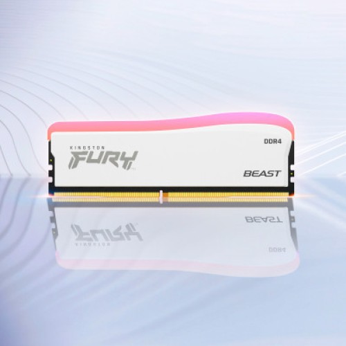 Модуль памяти для компьютера DDR4 16GB 3600 MHz Beast White RGB SE Kingston Fury (ex.HyperX) (KF436C18BWA/16)