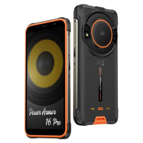 Мобильный телефон Ulefone Power Armor 16 Pro 4/64Gb Orange (6937748734840)
