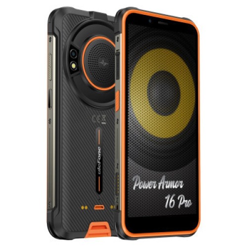 Мобильный телефон Ulefone Power Armor 16 Pro 4/64Gb Orange (6937748734840)