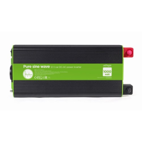 Автомобильный инвертор 12V/230V 1000W (2000W peak power) чистая синусоида EnerGenie (EG-PWC-PS1000-01)