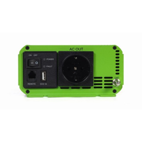 Автомобильный инвертор 12V/230V 500W (1000W peak power) чистая синусоида EnerGenie (EG-PWC-PS500-01)