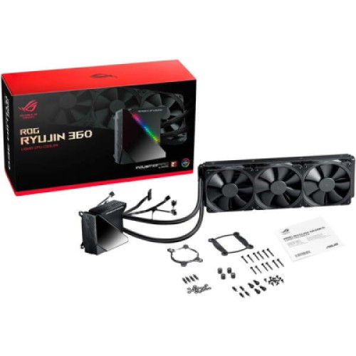 Система жидкостного охлаждения ASUS ROG RYUJIN 360 LGA 115x,1366, 2011, 2011-3, 2066AMD AM4, TR4* OLED-дисплей вентилят (90RC0020-M0UAY0) Система жидкостного охлаждения ASUS ROG RYUJIN 360 LGA 115x,1366, 2011, 2011-3, 2066AMD AM4, TR4* OLED-дисплей вентилят (90RC0020-M0UAY0)