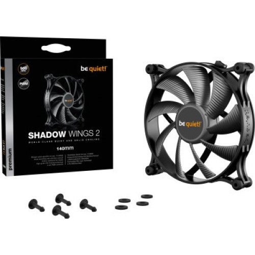 Кулер для корпуса Be quiet! Shadow Wings 2 140mm PWM (BL087)