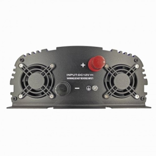 Автомобильный инвертор 12V/220V MS-1500 1800W, approximate sinusoid, USB, Shuko*2 Tommatech (29446)