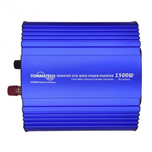 Автомобильный инвертор 12V/220V MS-1500 1800W, approximate sinusoid, USB, Shuko*2 Tommatech (29446)