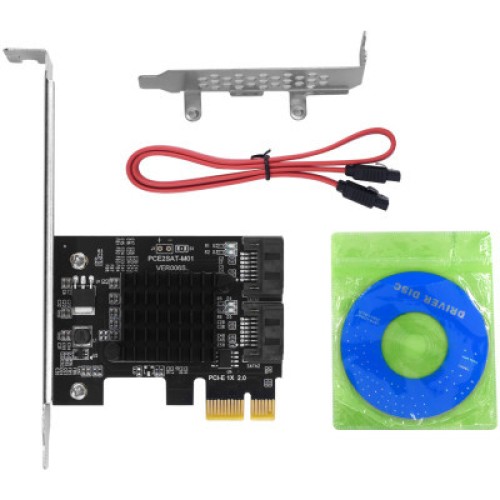 Контроллер Dynamode PCI-E to 2 х SATA III (6 Gb/s), 2 ch (PCI-E-2xSATAIII-Marvell)