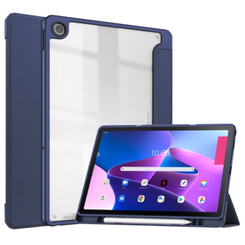 Чехол для планшета BeCover Soft Edge PM Lenovo Tab M10 Plus TB-125F (3rd Gen)/K10 Pro TB-226 10.61" Deep Blue (708367)