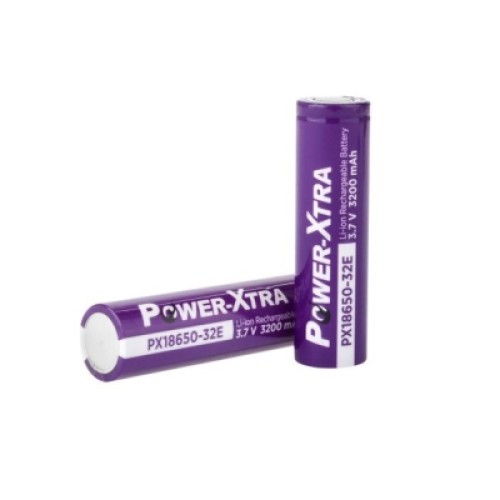 Аккумулятор 18650 3200mAh, 3.7V, violet Power-Xtra (PX18650-32V / 29750) Аккумулятор 18650 3200mAh, 3.7V, violet Power-Xtra (PX18650-32V / 29750)