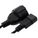 Кабель питания C14 M to Schuko F 0.75mm2 Copper Vinga (VPCC14S75C)
