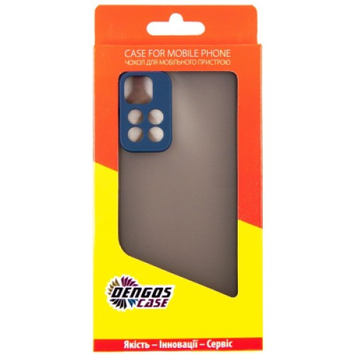 Чехол для мобильного телефона Dengos Matte Xiaomi Redmi Note 11 Pro 5G (blue) (DG-TPU-MATT-115)