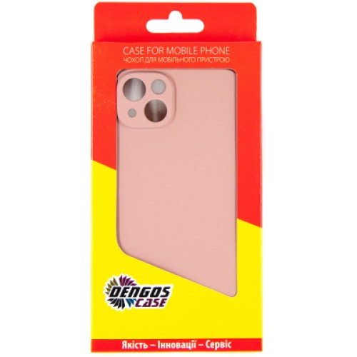Чехол для мобильного телефона Dengos Soft iPhone 14 Plus (pink) (DG-TPU-SOFT-12)