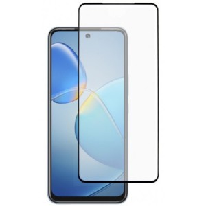 Стекло защитное Dengos Full Glue Infinix Hot 12 Play black frame (TGFG-248)