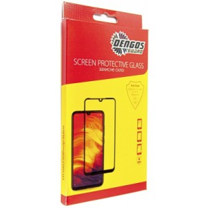 Стекло защитное Dengos Full Glue iPhone 14 Pro black frame (TGFG-251)