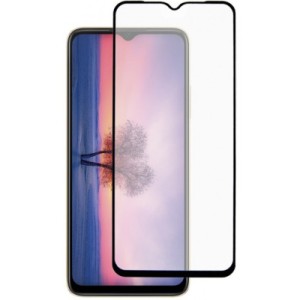 Стекло защитное Dengos Full Glue Oppo A17 black frame (TGFG-254)