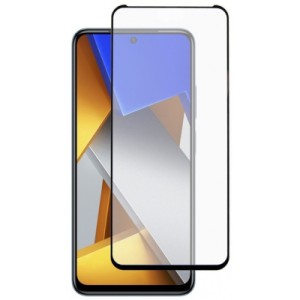 Стекло защитное Dengos Full Glue Poco M4 Pro 4G black frame (TGFG-240)