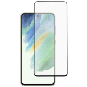 Стекло защитное Dengos Full Glue Samsung Galaxy S21 FE black frame (TGFG-252)
