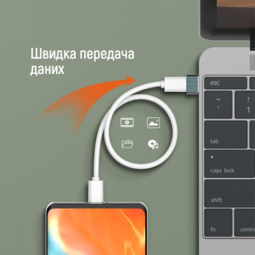 Переходник USB-C to USB-A ColorWay (CW-AD-CA)