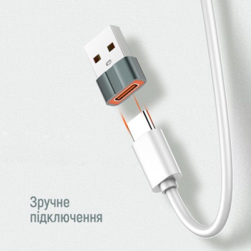 Переходник USB-C to USB-A ColorWay (CW-AD-CA)