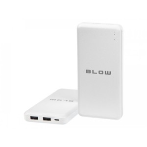 Батарея універсальна Blow 20000mAh, inp:Micro-USB(5V/2A), out:USB-A*2(5V/2,4A max), white (PB20C)