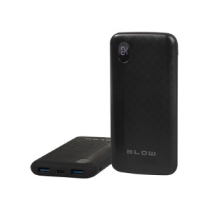 Батарея універсальна Blow 20000mAh, PD, QC/3.0, inp:Micro-USB/USB-C, out:USB-A*2/USB-C, black (PB20D)