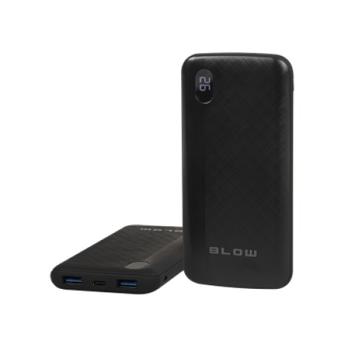 Батарея универсальная Blow 20000mAh, PD, QC/3.0, inp:Micro-USB/USB-C, out:USB-A*2/USB-C, black (PB20D)