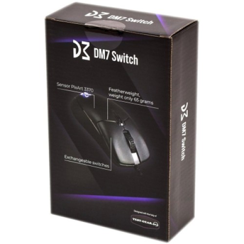 Мышка Dream Machines DM7 Switch Kailh PA 3370 Black (DM7_SWITCH)