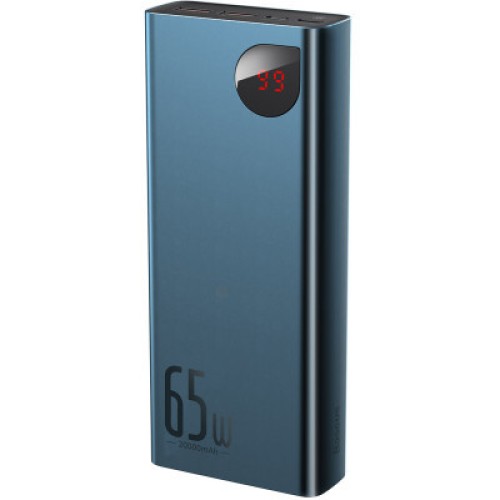Батарея универсальная Baseus Adaman Metal 20000mAh, PD/65W, QC/3.0, +cable USB to Type-C (PPIMDA-D03) Батарея универсальная Baseus Adaman Metal 20000mAh, PD/65W, QC/3.0, +cable USB to Type-C (PPIMDA-D03)