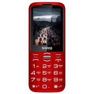 Мобильный телефон Sigma Comfort 50 Grace Type-C Red (4827798121825)