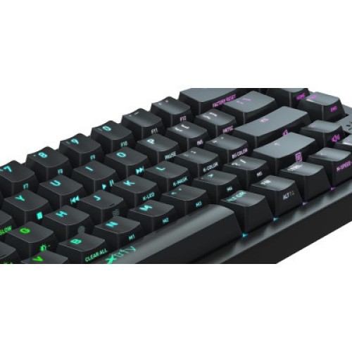 Клавиатура Xtrfy K5 68 keys Kailh Red Hot-swap RGB UA Black (K5-RGB-CPT-BLACK-R-UKR)