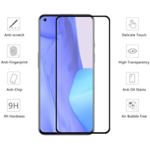 Стекло защитное Drobak OnePlus 9R Black Frame A+ (474794)