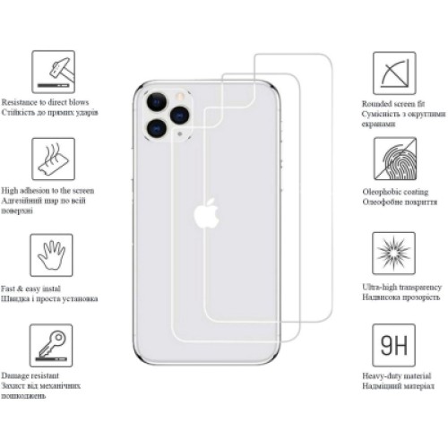 Стекло защитное Drobak back panel Apple iPhone 13 mini (606066)
