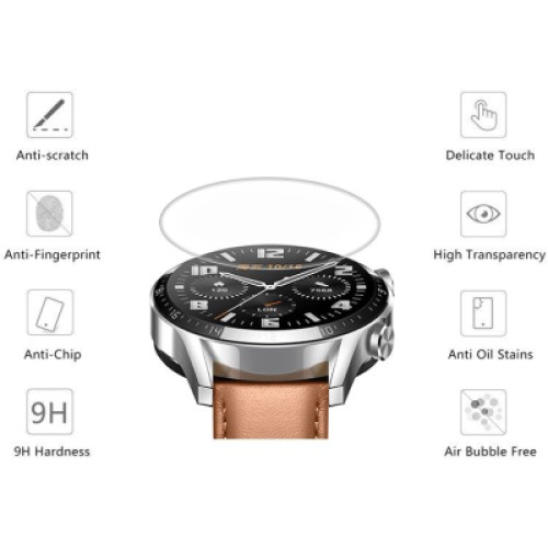 Стекло защитное Drobak glass-film Ceramics Honor MagicWatch 2 42mm (313145)