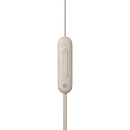 Наушники Sony WI-C100 Beige (WIC100C.CE7)