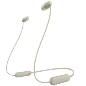 Наушники Sony WI-C100 Beige (WIC100C.CE7)