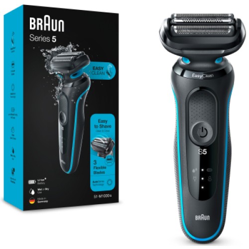 Электробритва Braun Series 5 51-M1000s BLACK / MINT