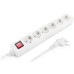 Сетевой фильтр питания REAL-EL RS-6 Protect M 3m, white (EL122300033)