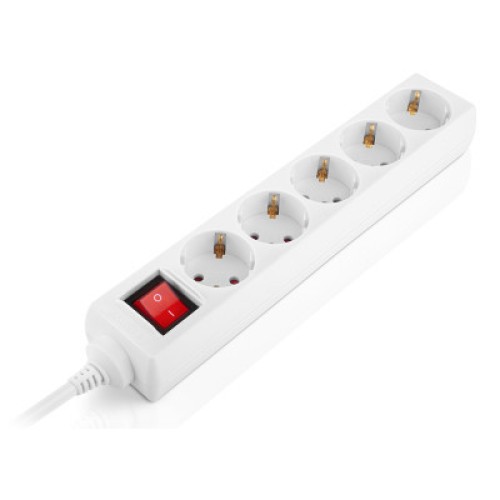 Сетевой фильтр питания REAL-EL RS-Protect M 1.8m, white (EL122300025)