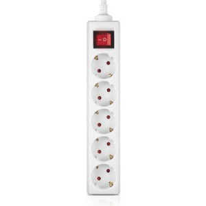 Сетевой фильтр питания REAL-EL RS-Protect M 1.8m, white (EL122300025)