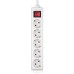 Сетевой фильтр питания REAL-EL RS-Protect M 1.8m, white (EL122300025)