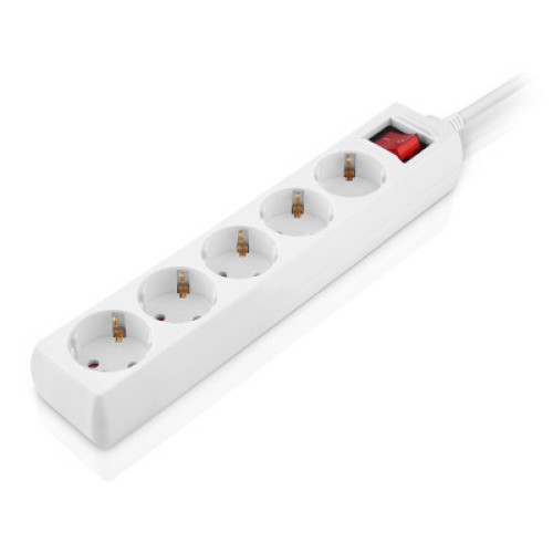 Сетевой фильтр питания REAL-EL RS-Protect M 1.8m, white (EL122300025)