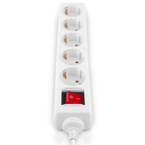 Сетевой фильтр питания REAL-EL RS-Protect M 5m, white (EL122300029)