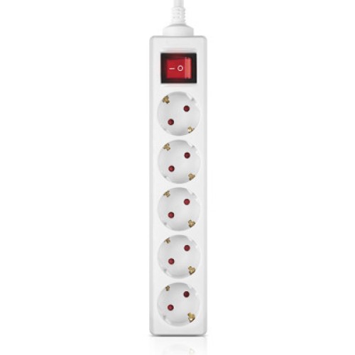 Сетевой фильтр питания REAL-EL RS-Protect M 5m, white (EL122300029)