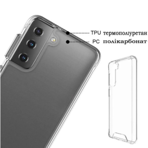 Чехол для мобильного телефона BeCover Space Case Samsung Galaxy S22 SM-S901 Transparancy (708588)