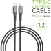 Дата кабель USB-C to Lightning 1.2m CBGPD30WTL1 30W grey Intaleo (1283126518089)