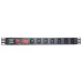 Силовой блок 19" 1U 7хС13, без кабеля - вилка С14, 10A Eserver (WT-2271B-WO-Black)