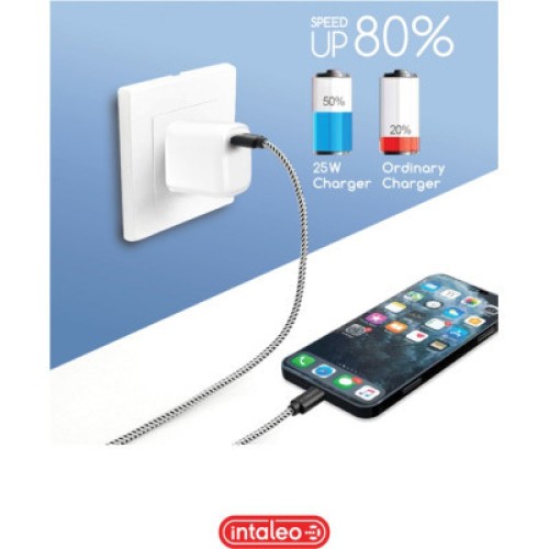 Зарядное устройство Intaleo TCGQPD125 1хType-C 3A/25W QC/PD3.0 (1283126538827)